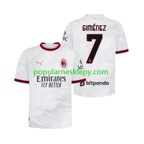 Koszulka Krótka Męska AC Milan Drugi strój Gimenez 7 2026-2027