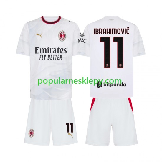 Koszulka Krótka dla Dzieci AC Milan Drugi strój Ibrahimovic 11 2026-2027