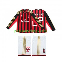 Koszulka Długi dla Dzieci AC Milan Pierwszy strój Kaka 22 Retro 2013 2014