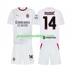 Koszulka Krótka dla Dzieci AC Milan Drugi strój Luka Modric 14 2026-2027