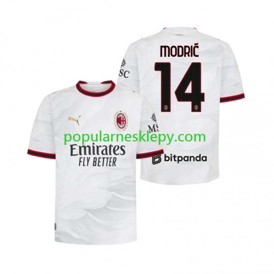 Koszulka Krótka Męska AC Milan Drugi strój Luka Modric 14 2026-2027