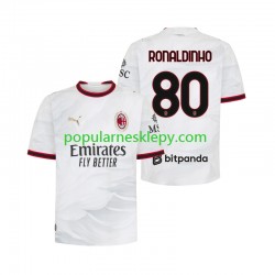 Koszulka Krótka Męska AC Milan Drugi strój Ronaldinho 80 2026-2027