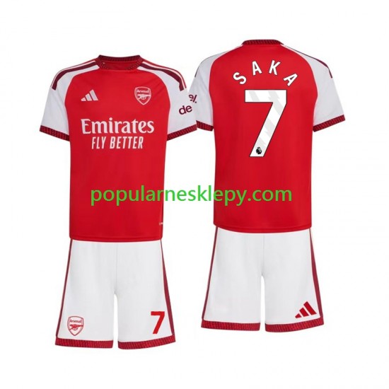 Koszulka Krótka dla Dzieci Arsenal Pierwszy strój Bukayo Saka 7 2026-2027