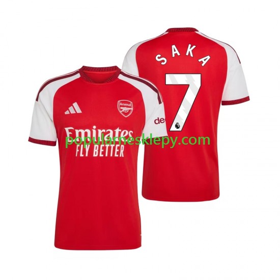 Koszulka Krótka Męska Arsenal Pierwszy strój Bukayo Saka 7 2026-2027