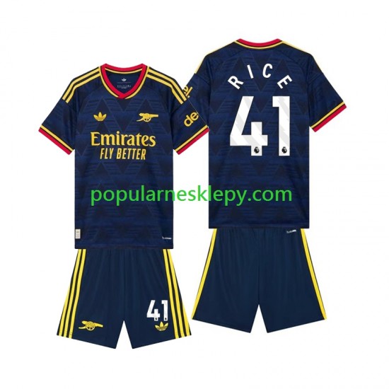 Koszulka Krótka dla Dzieci Arsenal Drugi strój Declan Rice 41 2026-2027