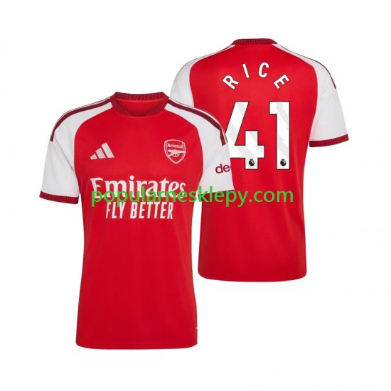 Koszulka Krótka Męska Arsenal Pierwszy strój Declan Rice 41 2026-2027