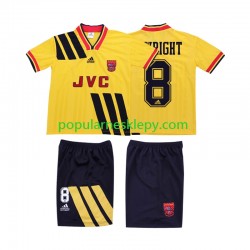 Koszulka Krótka dla Dzieci Arsenal Drugi strój WRIGHT 8 Retro 1993 1994