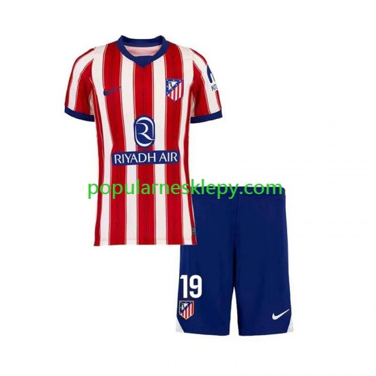 Koszulka Krótka dla Dzieci Atlético Madryt Pierwszy strój Julian Alvarez 19 2026-2027
