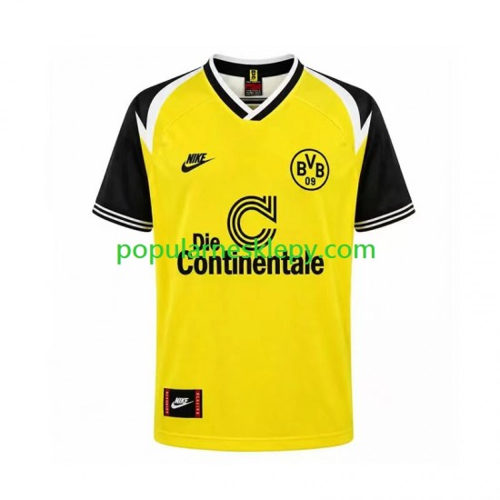 Koszulka Krótka Męska Borussia Dortmund Pierwszy strój Retro 1995