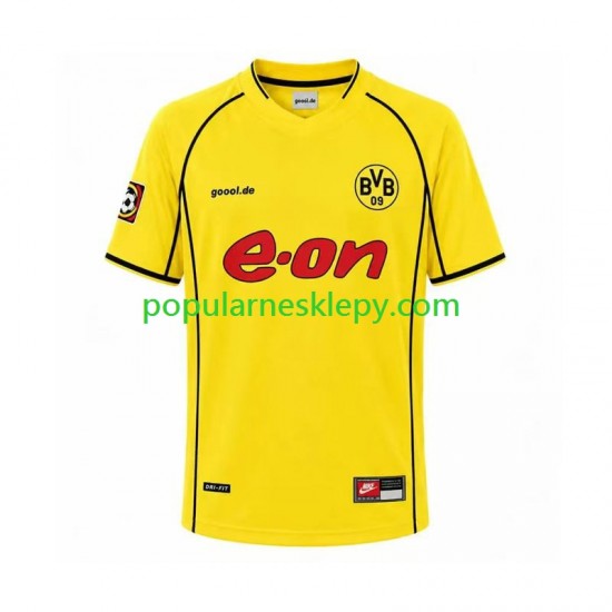Koszulka Krótka Męska Borussia Dortmund Pierwszy strój Retro 2002