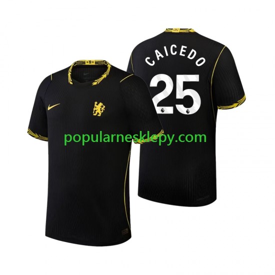 Koszulka Krótka Męska Chelsea Drugi strój Moises Caicedo 25 2026-2027