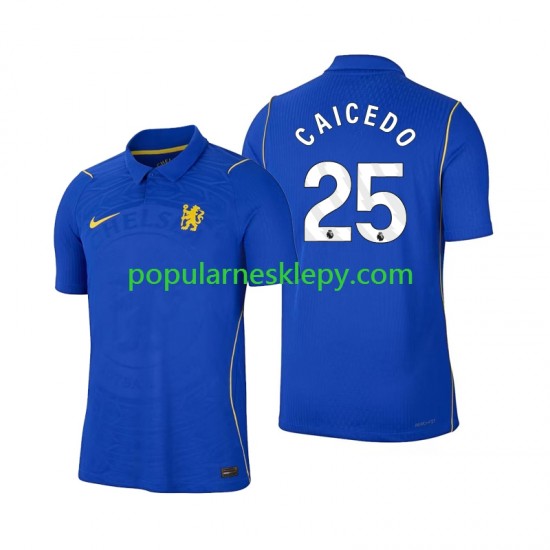 Koszulka Krótka Męska Chelsea Pierwszy strój Moises Caicedo 25 2026-2027