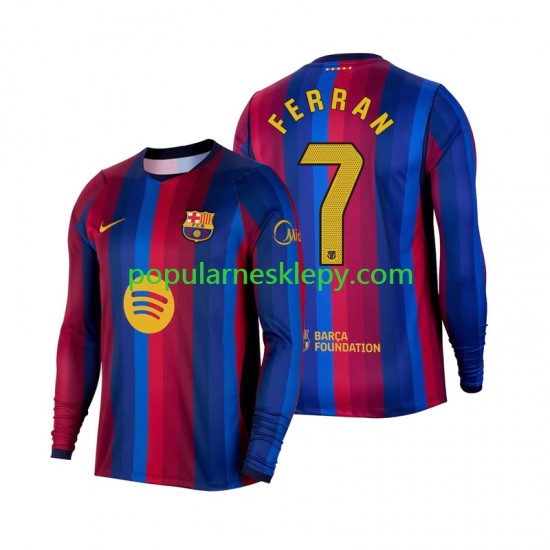 Koszulka Długi Męska FC Barcelona Pierwszy strój Ferran Torres 7 2026-2027