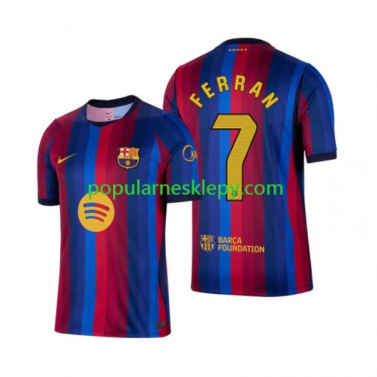 Koszulka Krótka Męska FC Barcelona Pierwszy strój Ferran Torres 7 2026-2027