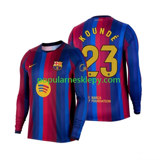 Koszulka Długi Męska FC Barcelona Pierwszy strój Jules Kounde 23 2026-2027