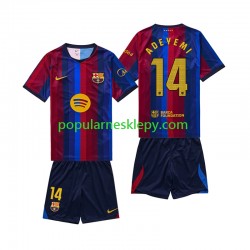 Koszulka Krótka dla Dzieci FC Barcelona Pierwszy strój Karim Adeyemi 14 2026-2027