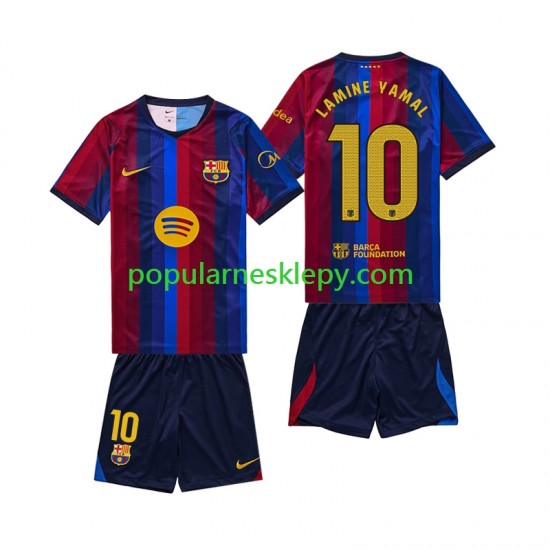 Koszulka Krótka dla Dzieci FC Barcelona Pierwszy strój Lamine Yamal 10 2026-2027