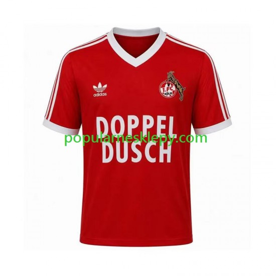 Koszulka Krótka Męska FC Köln Drugi strój Retro 1984 1985