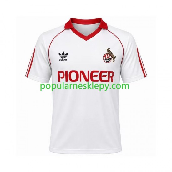 Koszulka Krótka Męska FC Köln Pierwszy strój Retro 1980 1981