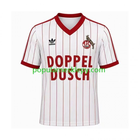 Koszulka Krótka Męska FC Köln Pierwszy strój Retro 1982 1983