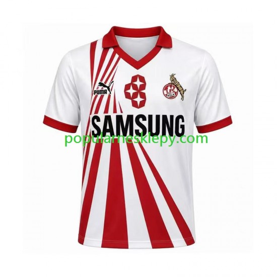 Koszulka Krótka Męska FC Köln Pierwszy strój Retro 1990 1991