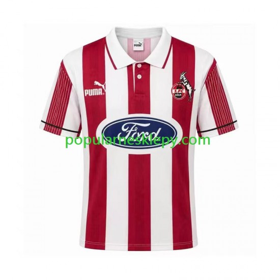 Koszulka Krótka Męska FC Köln Pierwszy strój Retro 1995 1996