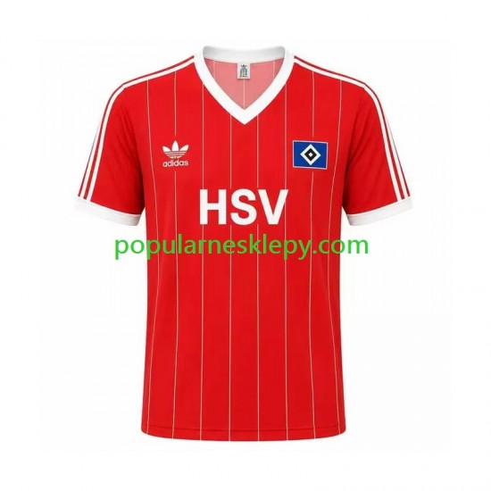 Koszulka Krótka Męska Hamburger SV Drugi strój Retro 1983