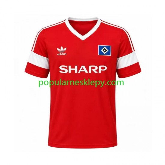 Koszulka Krótka Męska Hamburger SV Drugi strój Retro 1988