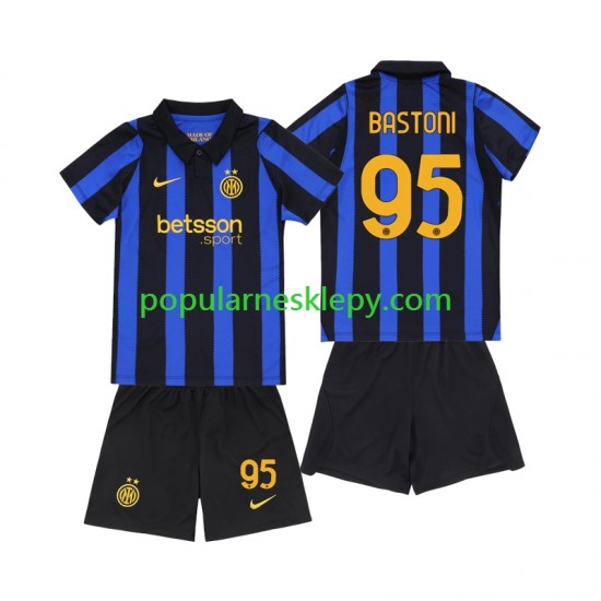 Koszulka Krótka dla Dzieci Inter Mediolan Pierwszy strój Alessandro Bastoni 95 2026-2027