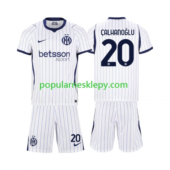 Koszulka Krótka dla Dzieci Inter Mediolan Drugi strój Hakan Calhanoglu 20 2026-2027 Koszulka Krótka dla Dzieci Inter Mediolan Drugi strój Hakan Calhanoglu 20 2026-2027