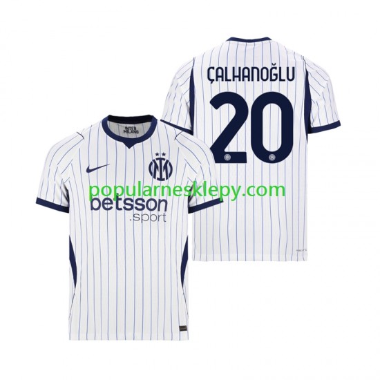 Koszulka Krótka Męska Inter Mediolan Drugi strój Hakan Calhanoglu 20 2026-2027