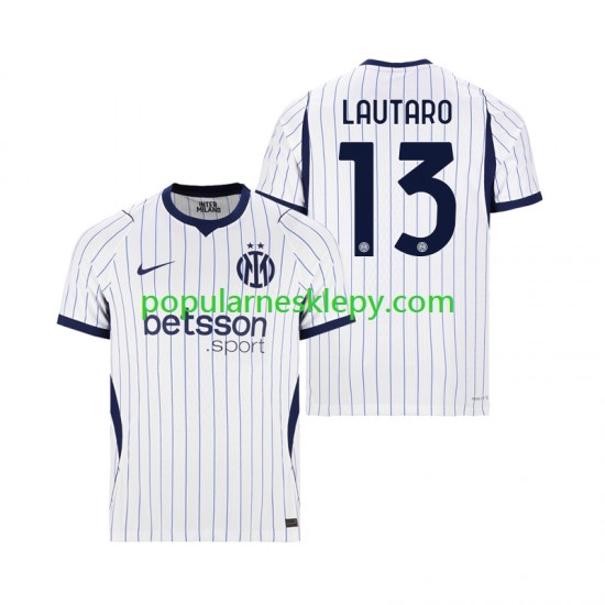Koszulka Krótka Męska Inter Mediolan Drugi strój Lautaro Martinez 13 2026-2027