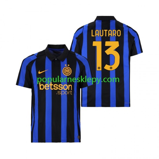 Koszulka Krótka Męska Inter Mediolan Pierwszy strój Lautaro Martinez 13 2026-2027 Koszulka Krótka Męska Inter Mediolan Pierwszy strój Lautaro Martinez 13 2026-2027