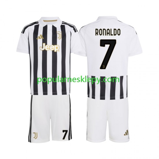 Koszulka Krótka dla Dzieci Juventus Pierwszy strój Cristiano Ronaldo 7 2026-2027