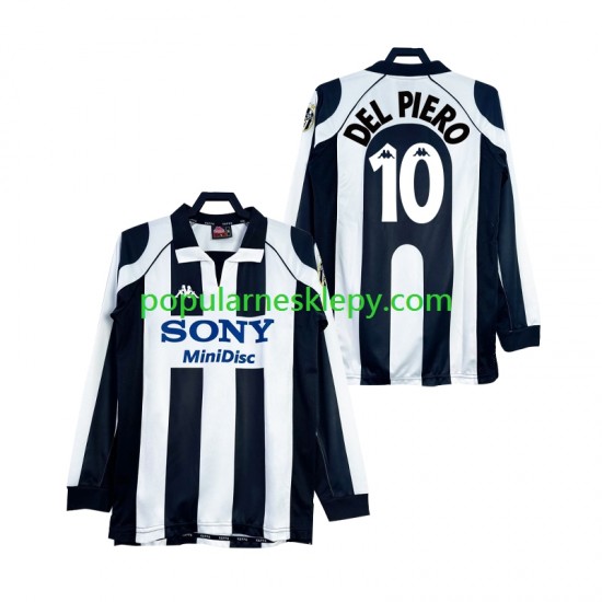 Koszulka Długi Męska Juventus Pierwszy strój DEL PIERO 10 Retro 1997 1998