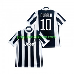 Koszulka Krótka Męska Juventus Pierwszy strój DYBALA 21 Retro 2017 2018