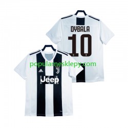 Koszulka Krótka Męska Juventus Pierwszy strój DYBALA 21 Retro 2018 2019