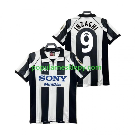 Koszulka Krótka Męska Juventus Pierwszy strój INZAGHI 9 Retro 1997 1998