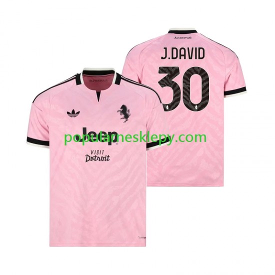 Koszulka Krótka Męska Juventus Drugi strój Jonathan David 30 2026-2027