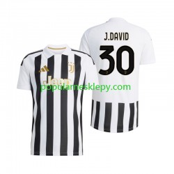 Koszulka Krótka Męska Juventus Pierwszy strój Jonathan David 30 2026-2027