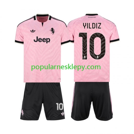 Koszulka Krótka dla Dzieci Juventus Drugi strój Kenan Yildiz 10 2026-2027