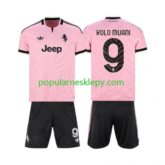Koszulka Krótka dla Dzieci Juventus Drugi strój Randal Kolo Muani 9 2026-2027