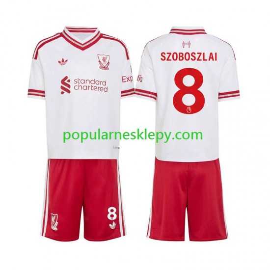 Koszulka Krótka dla Dzieci Liverpool Drugi strój Dominik Szoboszlai 8 2026-2027