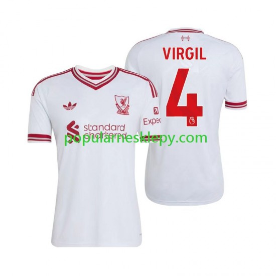 Koszulka Krótka Męska Liverpool Drugi strój Virgil van Dijk 4 2026-2027