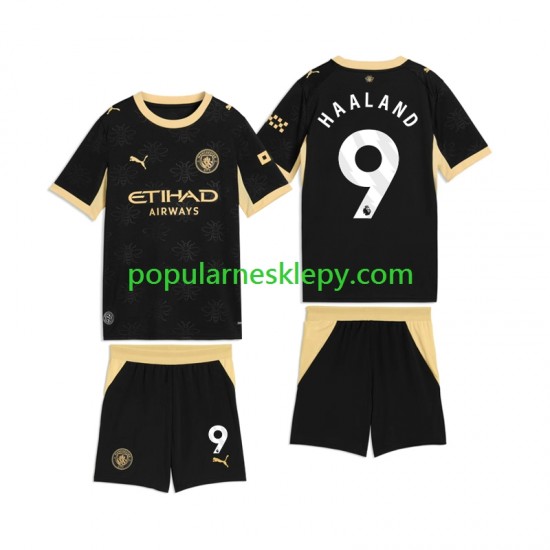 Koszulka Krótka dla Dzieci Manchester City Drugi strój Erling Haaland 9 2026-2027