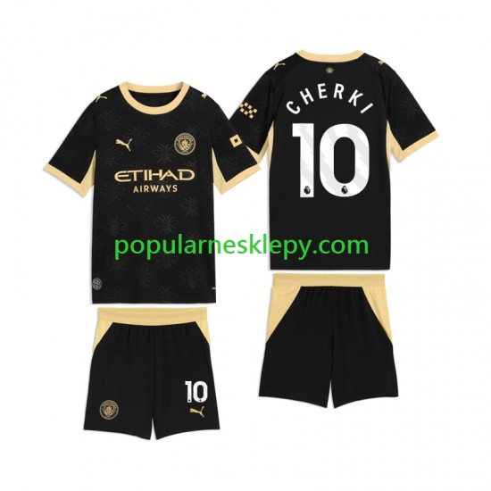 Koszulka Krótka dla Dzieci Manchester City Drugi strój Rayan Cherki 10 2026-2027