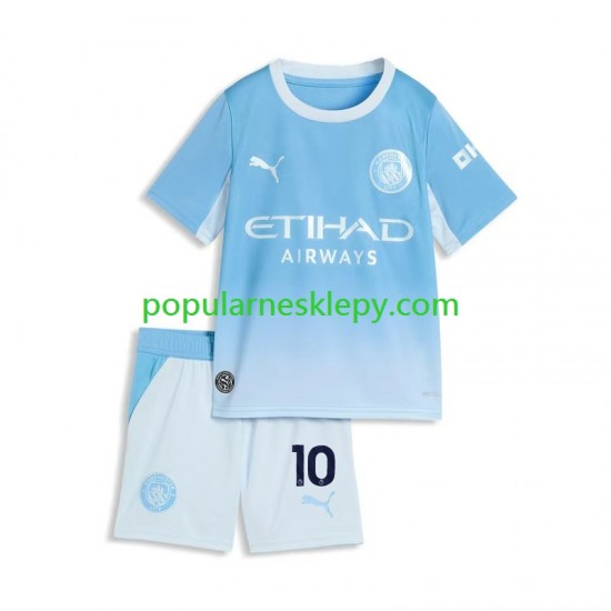 Koszulka Krótka dla Dzieci Manchester City Pierwszy strój Rayan Cherki 10 2026-2027