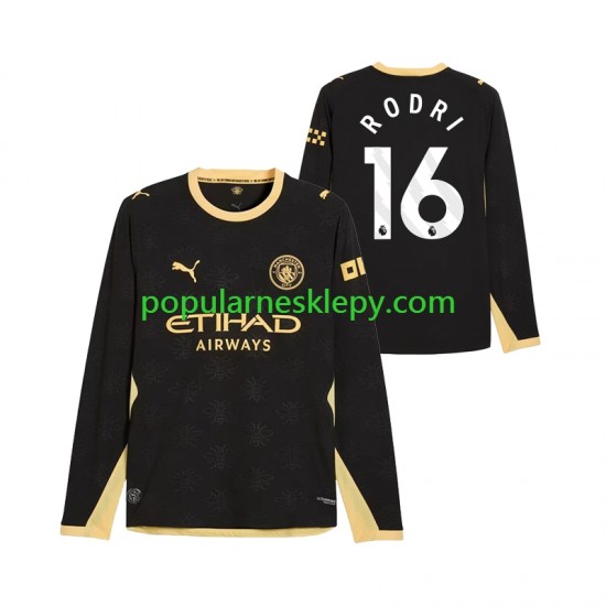 Koszulka Długi Męska Manchester City Drugi strój Rodri 16 2026-2027