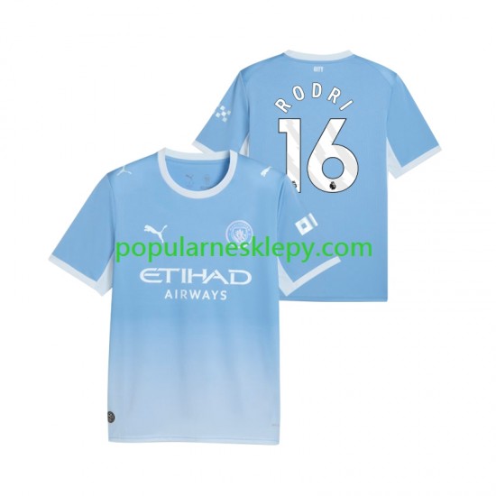 Koszulka Krótka Męska Manchester City Pierwszy strój Rodri 16 2026-2027