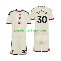 Koszulka Krótka dla Dzieci Manchester United Trzeci strój Benjamin Sesko 30 2026-2027